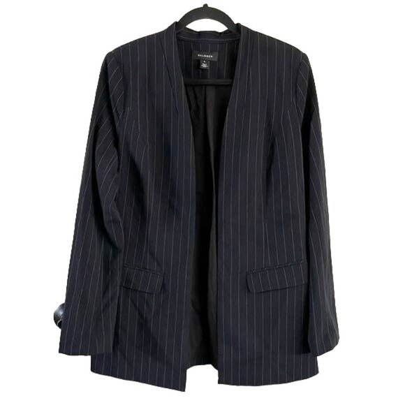 Halogen Black Pinstripe Blazer - Picture 1 of 11